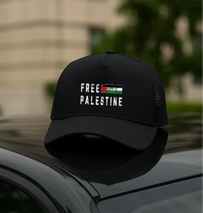 Free Palestine 🇵🇸 Trucker Cap