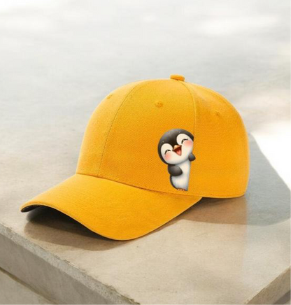 Penguin printed Baseball cap