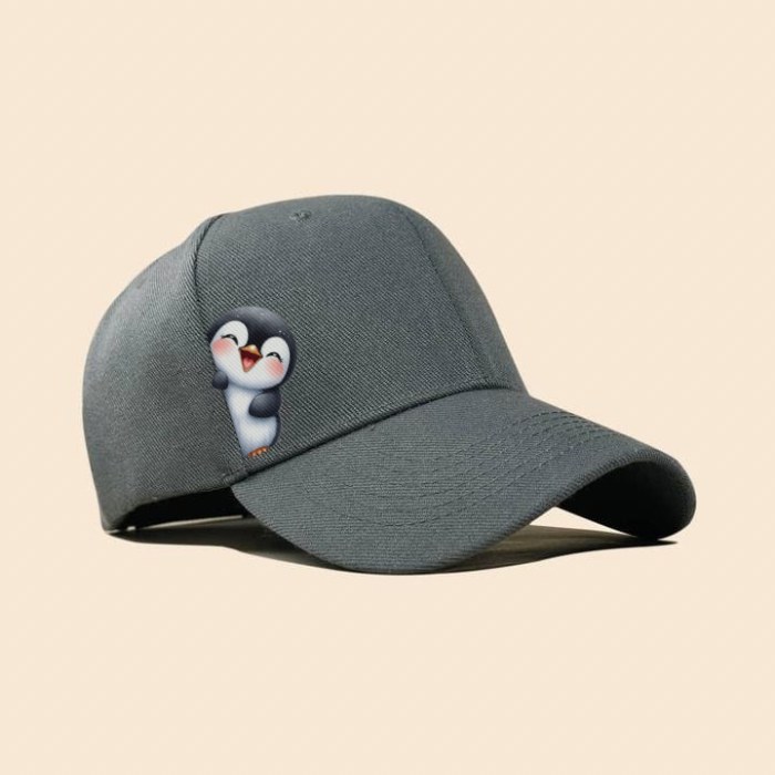 Penguin printed Baseball cap